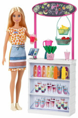 Mattel Barbie Stánek se smoothies a s panenkou
